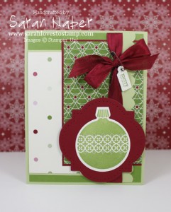 Ornament Keepsakes Archives - Sarah Loves to Stamp